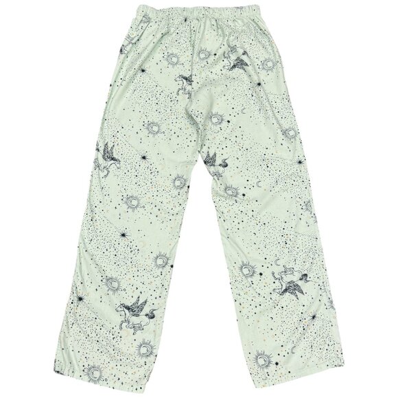 Women's VICTORIA'S SECRET Dreamer Mint Celestial Flannel Pajama Set- Size XS - Picture 6 of 14